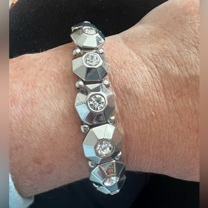 Lia Sophia Amplify cut crystal stretch bracelets